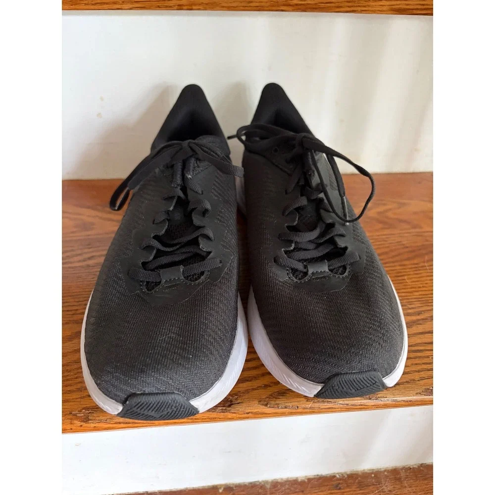 Hoka Solimar‎ Mens Running Shoes Black White Sneakers 1123075 BWHT Size 10B